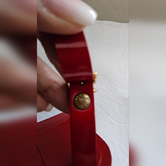 🔥🔥 RARE LOUIS VUITTON PATENT LUGGAGE TAG🔥🔥EUC - Picture 5 of 8